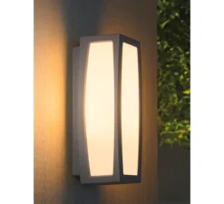 Applique d'extérieur, Meridian, gris, IP54, L13,5cm, H38cm - SLV