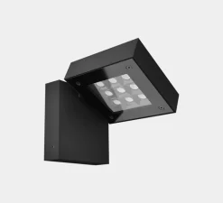 Applique d'extérieur, Modis Single, noir, IP66, LED, 3000K, 1809 lm, L14cm, H30cm - LEDS C4