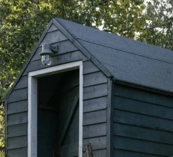 Applique d'extérieur, Novecento 930, noir mat, IP44, Ø25cm, H25cm - Toscot