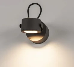 Applique d’extérieur orientable, Sitra 360 WL, anthracite, IP44, Ø10cm, H11,6cm - SLV