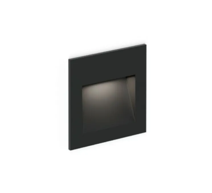 Applique d'extérieur, Oris 0.8, noir, IP65, LED, dim, 3000K, 75 lm, L8cm, H8cm - Wever&Ducré