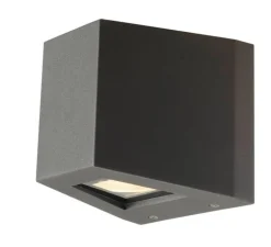Applique d'extérieur, Out-Beam Up&Down, anthracite, IP44, LED, 3000K, 740 lm, L15cm, H15cm - SLV