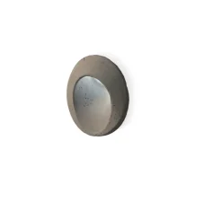 Applique d'extérieur, Oval, gris, IP65, LED, 2700K, 250 lm, L14cm, H18cm - Toscot
