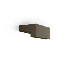 Applique d'extérieur, Palos 1.0, bronze, IP65, LED, dim, 3000K, 700 lm, L13cm, H6cm - Wever&Ducré