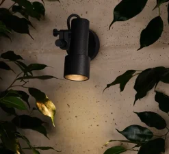 Applique d'extérieur, Palosanto A 5, noir, IP65, LED, 2700K, lm, L12,1cm, H7,5cm - Marset