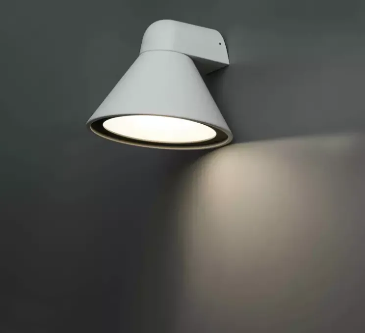 Applique d'extérieur, Pals, blanc, IP65, L25cm, H26cm - Faro