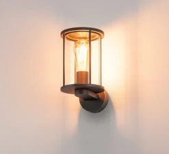 Applique d'extérieur, Photonia, noir, IP55, L14,6cm, H25cm - SLV