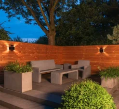 Applique d'extérieur, Photoni , noir, IP65, L21,8cm, H22,5cm - SLV