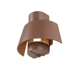 Applique d'extérieur, Photoni, rouille, IP65, Ø25cm, H22,5cm - SLV