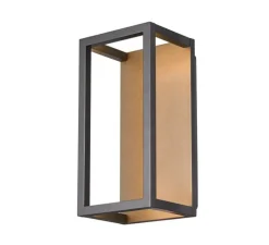 Applique d'extérieur, Quadrulo, anthracite, IP55, LED, 3000K, 270 lm, L12,5cm, H25cm - SLV