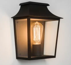 Applique d'extérieur, Richmond wall 235, noir mat, IP44, L23,6cm, H27,6cm - Astro