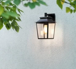 Applique d'extérieur, Richmond Lantern 254, noir, IP23, L25cm, H39cm - Astro