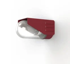 Applique d'extérieur, RP195 N° 1, Rouge vin, IP65, L11,4cm, H10,3cm - Roger Pradier
