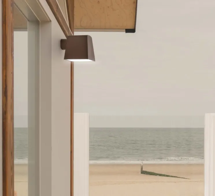 Applique d'extérieur, Saint Tropez Z1C1, marron, IP65, L9,5cm, H18cm - Il Fanale