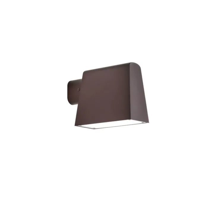 Applique d'extérieur, Saint Tropez Z1C1, marron, IP65, L9,5cm, H18cm - Il Fanale