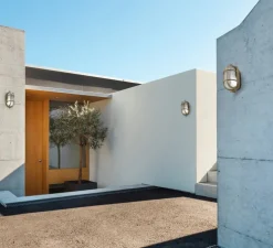 Applique d'extérieur, salle de bain, Cabo, laiton, IP65, H23cm P11cm - FARO