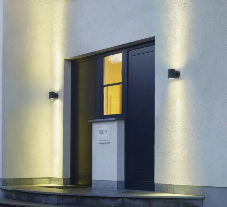 Applique d'extérieur, Sitra up/down, anthracite, IP44, Ø10cm, H12,5cm - SLV