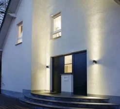 Applique d'extérieur, Sitra up/down, anthracite, IP44, Ø10cm, H12,5cm - SLV