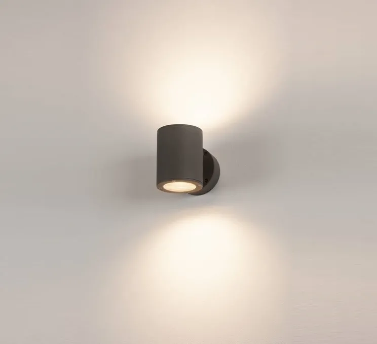 Applique d'extérieur, Sitra up/down, anthracite, IP44, Ø10cm, H12,5cm - SLV