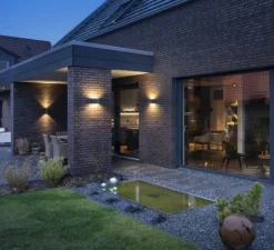 Applique d'extérieur, Sitra cube M, anthracite, IP65, LED, dim, 3000-4000K, 1880 lm, L20cm, H11cm - SLV