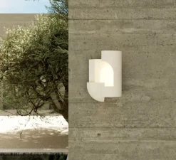 Applique d'extérieur, Soul Story 2 outdoor, blanc, IP64, LED, dim, 2700K, 250 lm, L20,5cm, H29,7cm - DCW éditions Paris