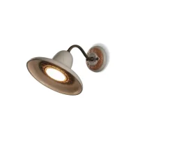 Applique d'extérieur, Spoleto 1231, gris, IP55, P37cm, Ø25,5cm - Toscot