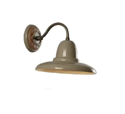 Applique d'extérieur, Spoleto 1230, Lichen, IP55, P31cm, Ø25,5cm - Toscot