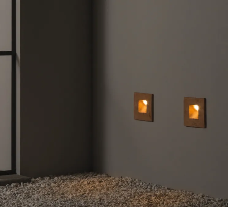 Applique d'extérieur, Square, Gris, IP65, LED, 2700K, 250 lm, L16,5cm, H16,5cm - Toscot