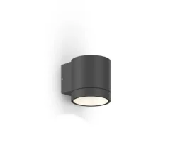 Applique d'extérieur, Taio round 1.0, anthracite, IP65, LED, dim, 3000K, 380 lm, L8cm, H8,2cm - Wever&Ducré