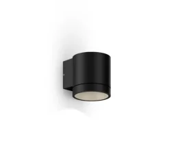 Applique d'extérieur, Taio round 1.0, noir, IP65, LED, dim, 2700K, 340 lm, L8cm, H8,2cm - Wever&Ducré