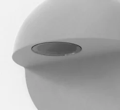 Applique d'extérieur, Tivola, éclairage de balisage, gris texturé, IP65, LED, 3000K, 82lm, Ø8cm, H4cm - Astro