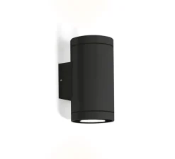 Applique d'extérieur, Tube 2.0 PAR16, noir, IP65, Ø8cm, H15,2cm - Wever&Ducré