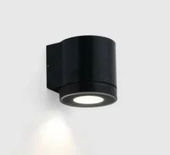 Applique d'extérieur, Tube 1.0 PAR16, noir, IP65, L8cm, H8cm - Wever&Ducré