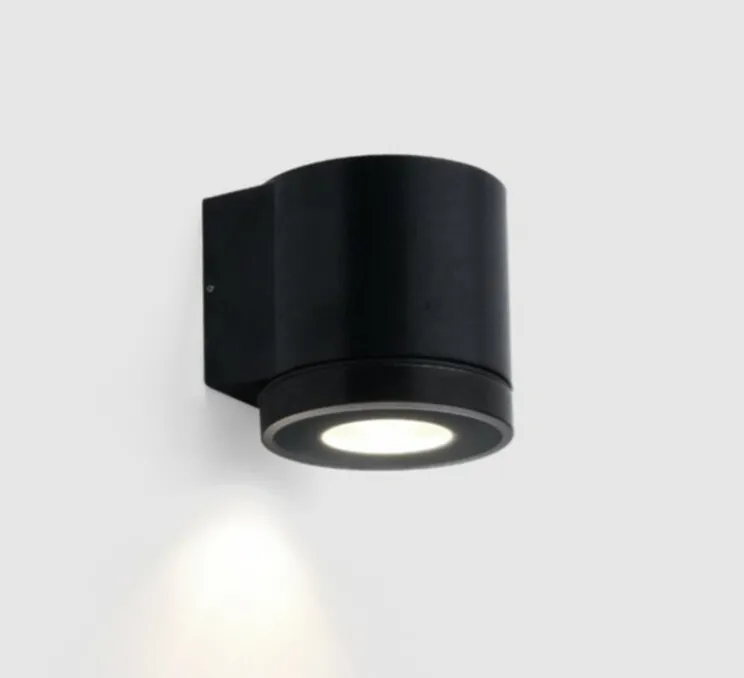 Applique d'extérieur, Tube 1.0 PAR16, noir, IP65, L8cm, H8cm - Wever&Ducré