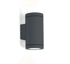 Applique d'extérieur, Tube 2.0, anthracite, IP65, LED, dim, 3000K, 1270 lm, L8cm, H14,9cm - Wever&Ducré