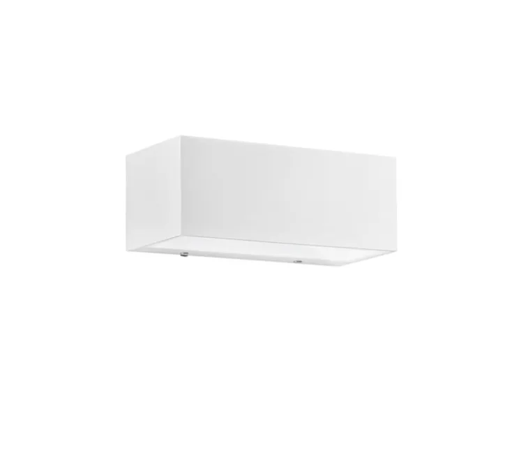 Applique d'extérieur, Twin M, blanc, IP54, LED, 3000-4000K, 2150 lm, L22cm, H8,5cm - Nedgis