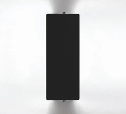 Applique d'extérieur, Volet Pivotant, double, outdoor, réédition Charlotte Perriand, aluminium noir anodisé, IP55, LED, dim, 3000K, 585 lm, L13cm, H34cm - Nemo Lighting