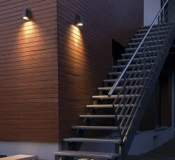 Applique d'extérieur, Wallyx, anthracite, IP44, L10cm, H15,3cm - SLV