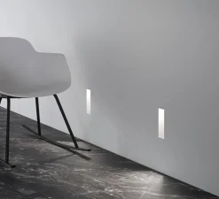 Applique encastrable, Laura QL1, blanc, L11cm, H24,5cm - Nedgis