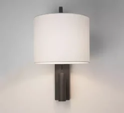 Applique et liseuse, Ravello, bronze, blanc, LED, 2700K, 111lm + E27, Double interrupteur, L20cm, H35cm - Astro