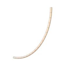 Applique et plafonnier, Tratti 566.72, nylon naturel, nickel opaque, IP40, LED, dim, 2700K, 1950 lm, L5cm, H140cm - Tooy