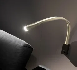 Applique, FLEXILED 60 Bronze, Cuir ivoire, LED, 2700K, 500lm, L60cm, Hcm - Contardi