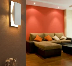 Applique, Homs, blanc, H36cm, L18cm - Faro