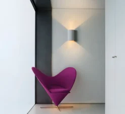 Applique, Kymi 220, plâtre, blanc, LED, L13,3cm, H22cm - Astro