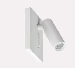 Applique, liseuse, Benny 3, encastrable, 30°, blanc, LED, 3000K, 150 lm, L8,5cm, H8,5cm - Nexel