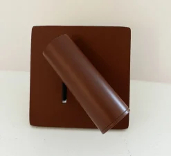 Applique, liseuse, Benny 3, Exclusivité Nedgis, encastrable avec interrupteur, terracotta, LED, 3000K, 150 lm, L8,5cm, H8,5cm - Nexel