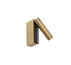 Applique, Liseuse, Cronos, bronze, LED, 2700K, 394 lm, L3cm, H12,1cm - Faro