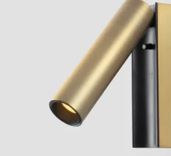 Applique, Liseuse, Cronos, bronze, LED, 2700K, 394 lm, L3cm, H12,1cm - Faro