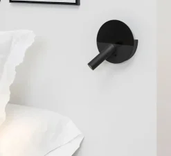 Applique, liseuse, Duas, noir, LED, 2700K, 240 lm, L14,4cm, H18,3cm - Faro