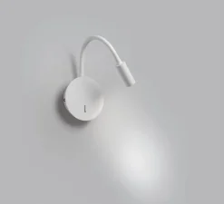 Applique, liseuse, Font S, blanc mat, LED, 3000K, 145 lm, L11cm, H38,7cm - MDC